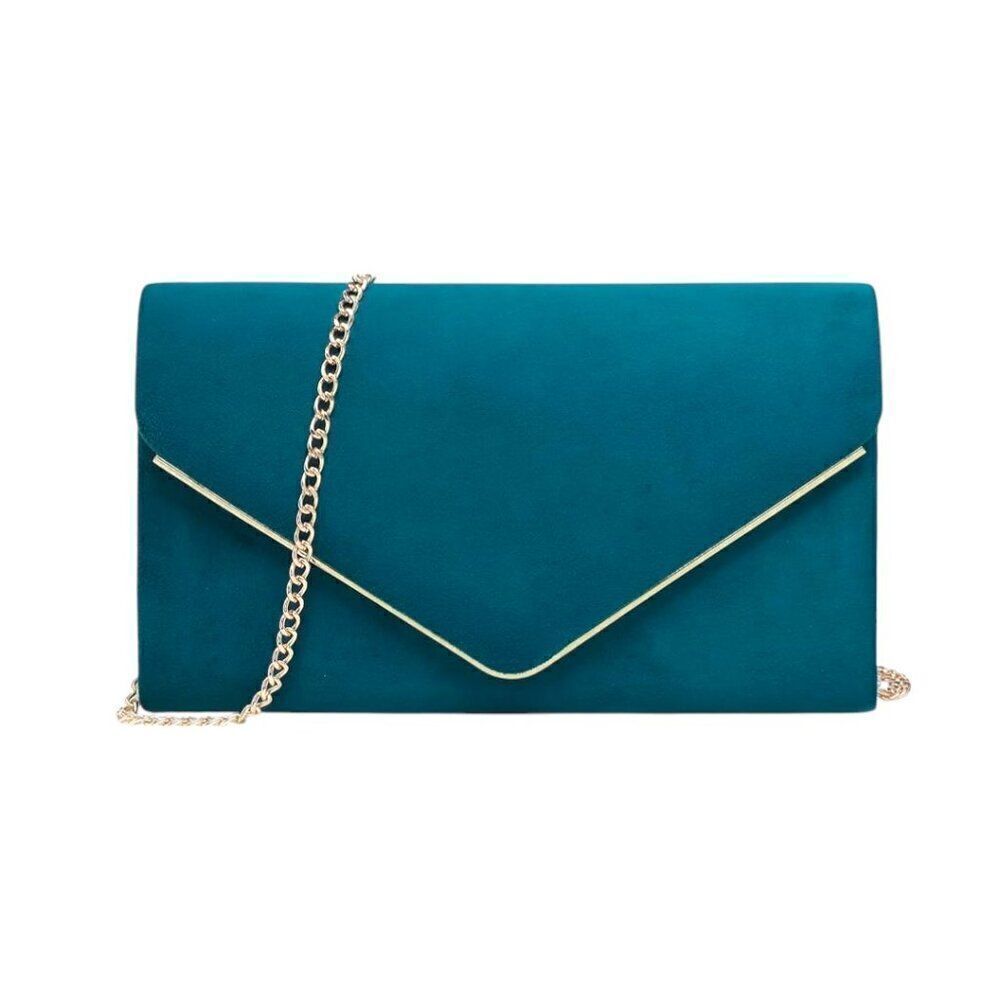 Teal Evening Clutch Bag